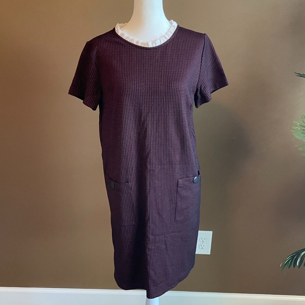 Loft Printed Dress with collar